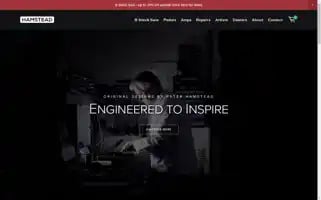 Hamsteadsoundworks.com Screenshot 2024-07-04 06:15:59