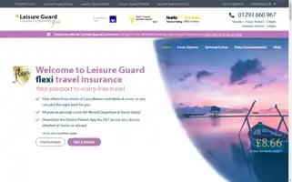 Leisureguardflexitravelinsurance.com Screenshot 2024-04-15 14:13:32