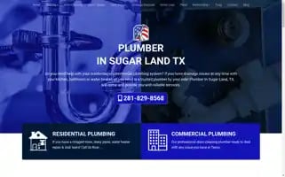 Plumberinsugarlandtx.com Screenshot 2024-07-07 08:08:20