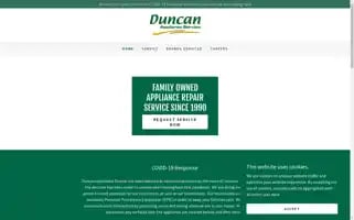 Duncanappliance.com Screenshot 2024-05-15 20:38:21