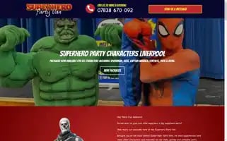 Superheropartyvan.co.uk Screenshot 2024-07-08 11:52:45
