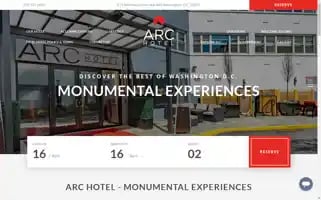 Archoteldc.com Screenshot 2024-04-16 07:38:40