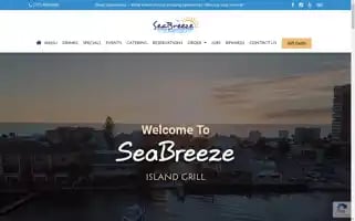 Seabreezeislandgrill.com Screenshot 2024-07-04 17:08:37
