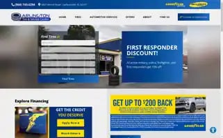 Arlingtontireandservice.com Screenshot 2024-05-08 14:12:00