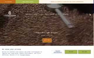 Copperdoorcoffee.com Screenshot 2024-05-04 19:18:33