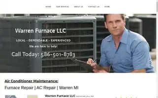 Warrenfurnaceandair.com Screenshot 2024-06-13 14:00:32