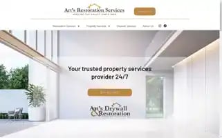 Artsrestorationservices.com Screenshot 2024-07-07 04:49:54