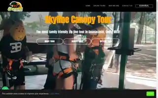 Skylinecanopytour.com Screenshot 2024-04-16 04:07:27