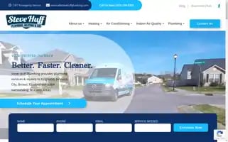 Stevehuffplumbing.com Screenshot 2024-07-06 20:58:23