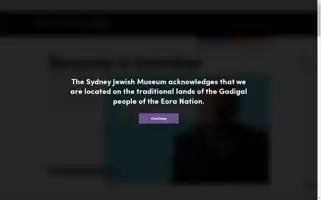 Sydneyjewishmuseum.com.au Screenshot 2024-06-14 14:22:15