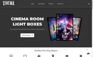 Cinemalightboxes.co.uk Screenshot 2024-05-19 10:01:36