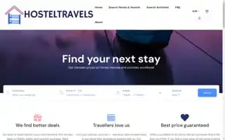 Hosteltravels.com Screenshot 2024-04-16 12:40:18