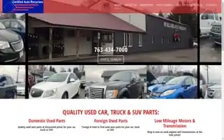 Certifiedautorecyclers.com Screenshot 2024-06-13 14:59:11