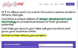 Allisondskinner.com Screenshot 2024-06-30 10:56:24
