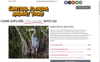 Centralfloridaairboattours.com Screenshot 2024-04-23 08:08:04