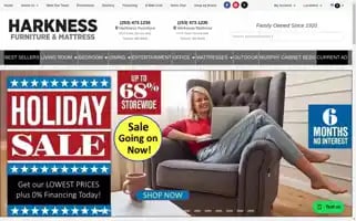 Harknessfurniture.com Screenshot 2024-05-10 00:50:28