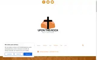 Uponthisrock.church Screenshot 2024-05-26 11:19:40