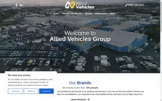 Alliedvehiclesgroup.com Screenshot 2024-07-04 08:36:36