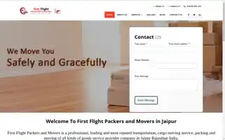 Firstflightpackersandmover.com Screenshot 2024-04-15 20:38:29