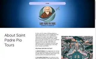 Stpadrepiotours.com Screenshot 2024-04-15 03:04:43