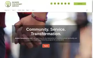 Quakervoluntaryservice.org Screenshot 2024-05-13 14:38:52