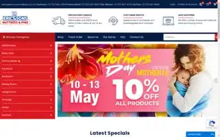 Ericssonsmattress.co.za Screenshot 2024-05-09 14:42:40