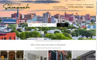 Savannahvacationhomes.com Screenshot 2024-04-14 11:36:17