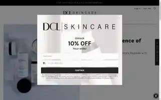 Dclskincare.com Screenshot 2024-05-04 07:53:25