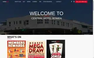 Centralhotelbowen.com.au Screenshot 2024-04-16 08:41:11