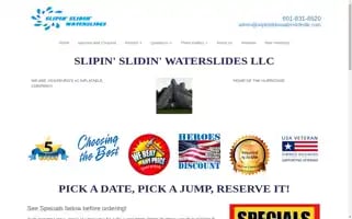 Slipinslidinwaterslidesllc.com Screenshot 2024-05-16 17:43:49