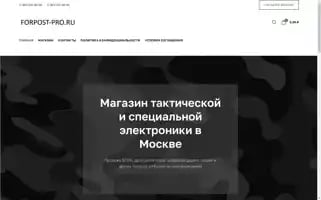 Forpost-pro.ru Screenshot 2024-05-29 00:24:37