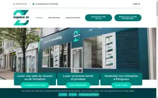 Espace23-coworking.fr Screenshot 2024-05-20 18:52:47
