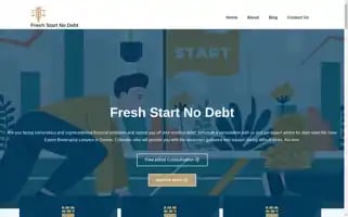 Freshstartnodebt.com Screenshot 2024-05-23 13:46:43