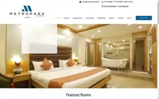 Metroparkhotel.in Screenshot 2024-04-22 10:05:48