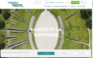 Saintes-tourisme.fr Screenshot 2024-04-22 21:05:22
