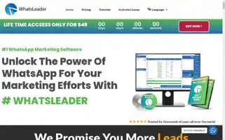 Whatsleader.com Screenshot 2024-05-22 19:44:35