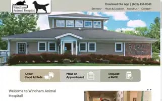 Windhamanimalhospital.com Screenshot 2024-06-30 15:13:20