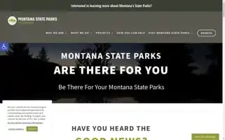 Montanastateparksfoundation.org Screenshot 2024-06-11 21:17:49