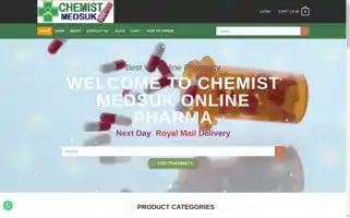 Chemistmeds.uk Screenshot 2024-05-21 15:19:16