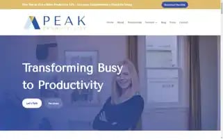 Peakproductivitycoaching.com Screenshot 2024-07-05 13:48:46