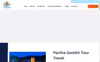 Parthasarathitourtravel.com Screenshot 2024-04-19 05:37:39