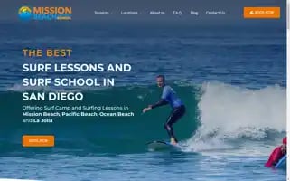 Missionbeachsurfingschool.com Screenshot 2024-05-16 07:59:24