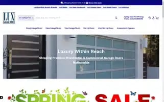 Luxgaragedoors.com Screenshot 2024-05-05 20:15:12