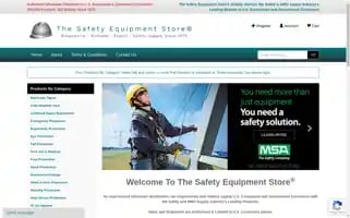 Thesafetyequipmentstore.com Screenshot 2024-05-14 10:49:03