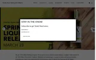 Tenthwarddistilling.com Screenshot 2024-05-14 06:31:31