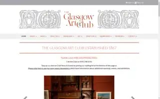 Glasgowartclub.co.uk Screenshot 2024-07-03 15:46:15
