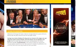 Sverigelivecasino.se Screenshot 2024-07-05 11:42:02