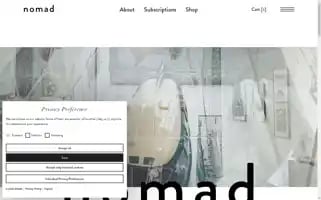 The-nomad-magazine.com Screenshot 2024-07-02 23:15:46