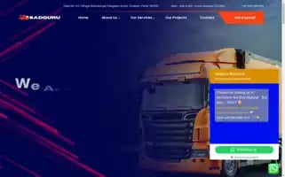 Sadgurutransport.com Screenshot 2024-05-26 11:22:25