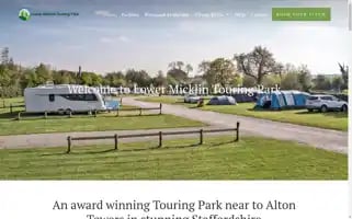 Lowermicklintouringpark.co.uk Screenshot 2024-04-14 17:53:34